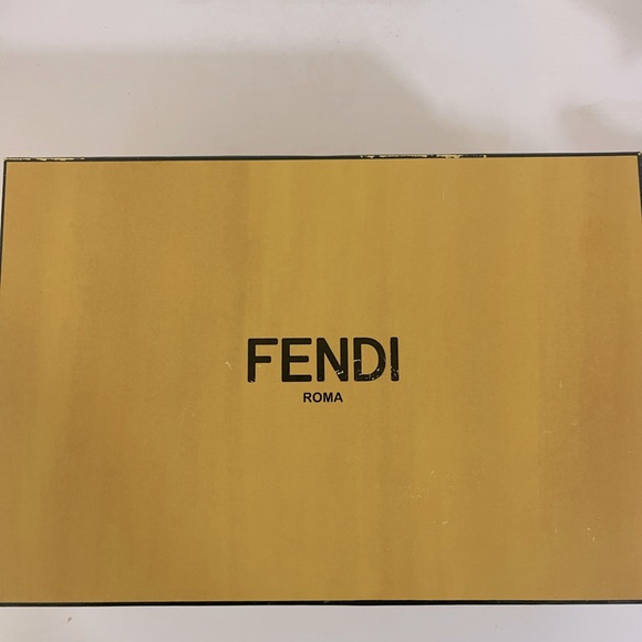 Fendi scalloped logo sneakers
